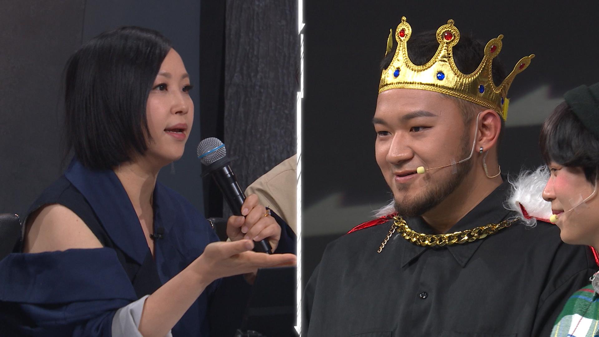 楊詩敏覺得飾演國王的孫梓維聲線吸引和富有生活感。