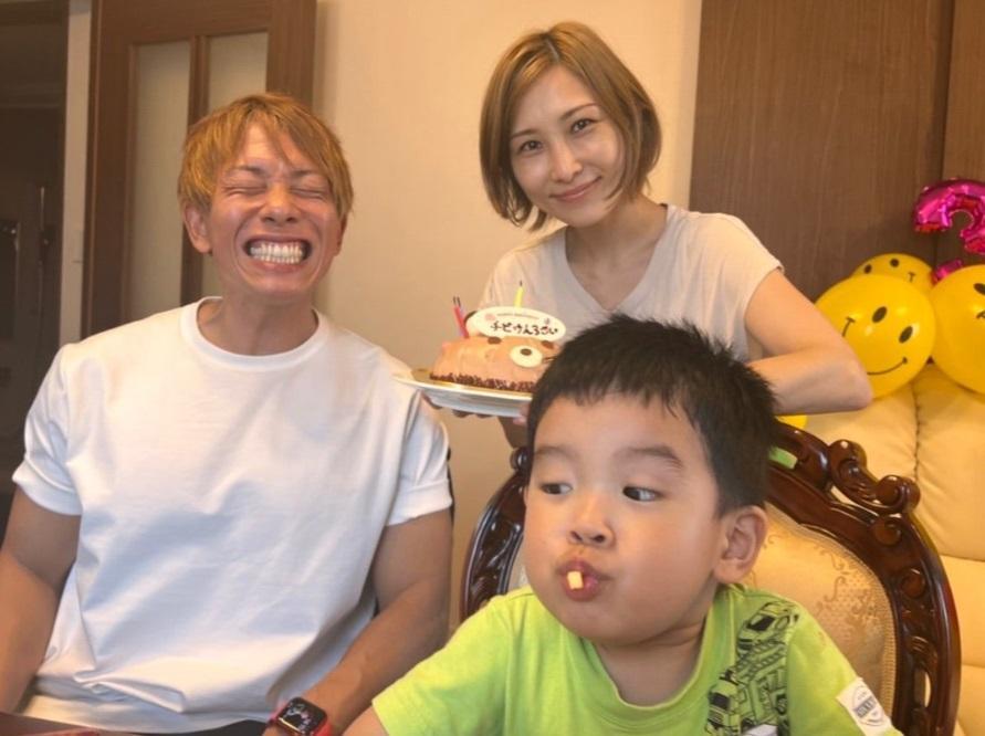 清水健與前妻伊藤春香育有一子。