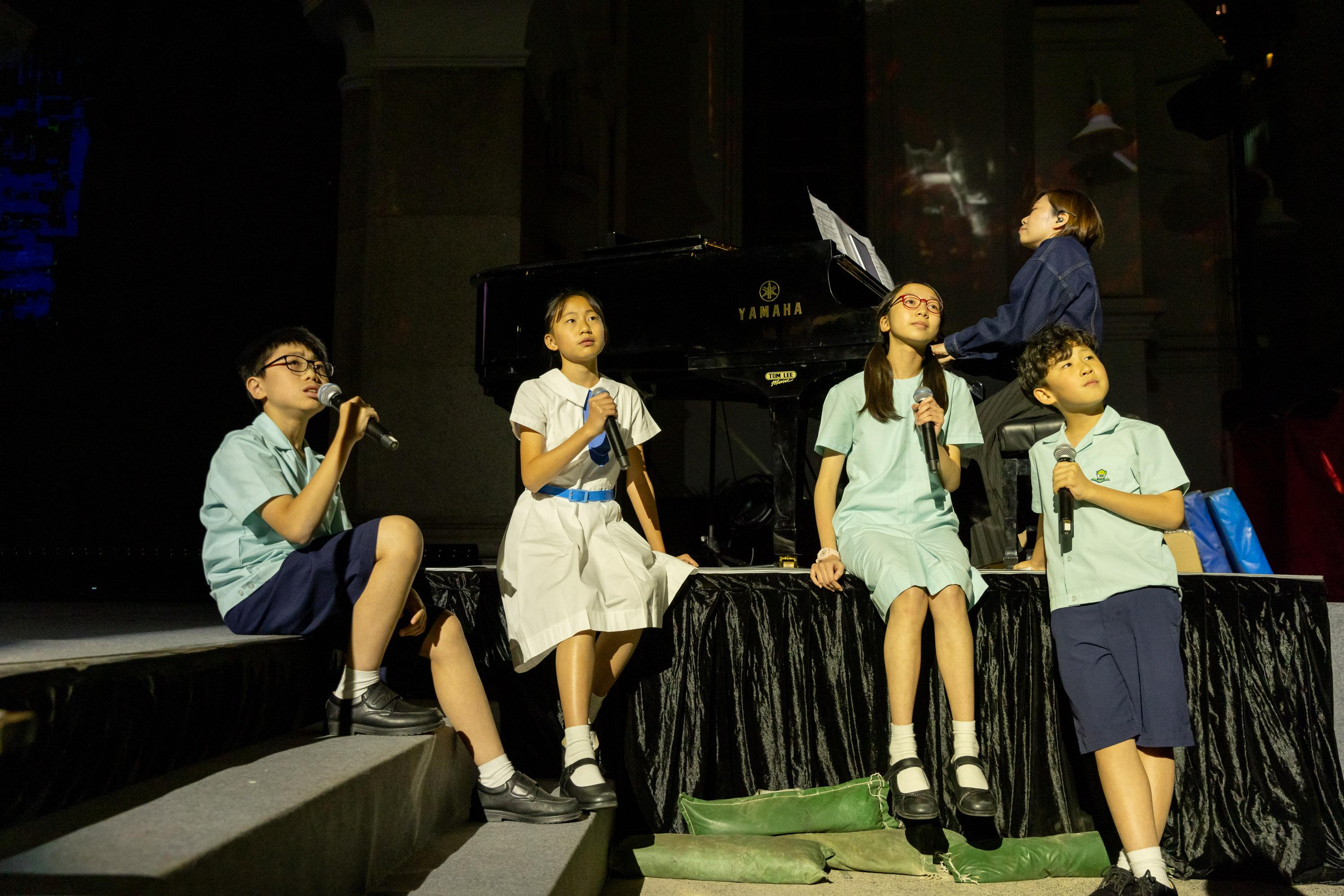 福建中學附屬學校學生演繹「它的名字叫夢想」。