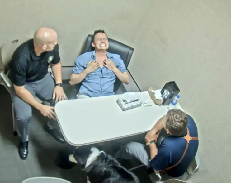 佩雷斯被逼供至崩潰,承認殺父。(互聯網)