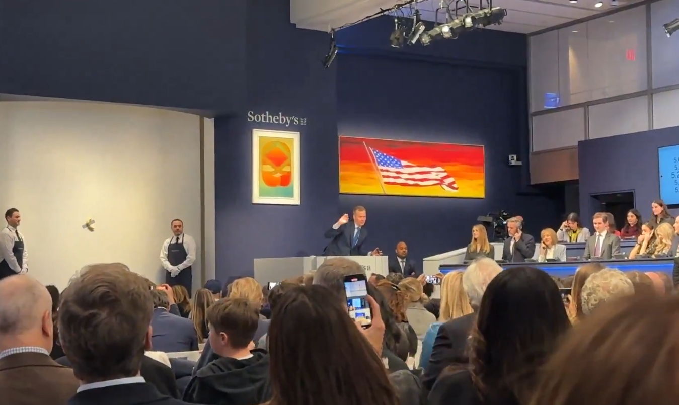 拍賣會現場。(互聯網)