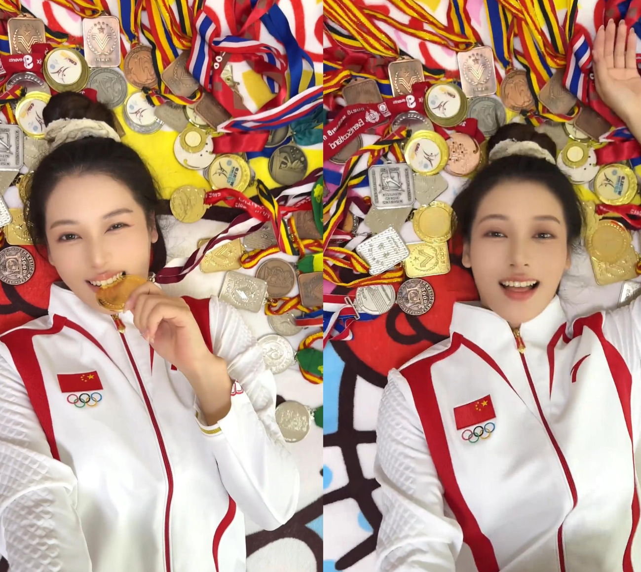 吳柳芳自賬號已發布50多條熱舞視頻,以熱舞為主,衣著性感,她亦曾身著國家隊隊服拍攝。