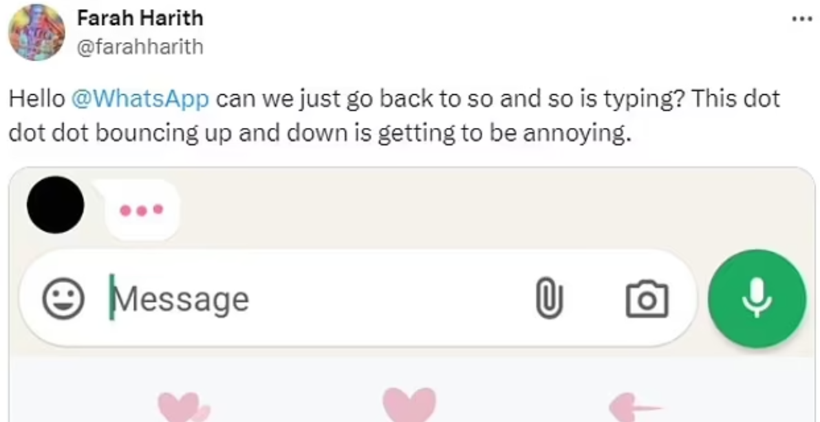 有網民說那些點點「彈上彈落」令人惱火。(互聯網)