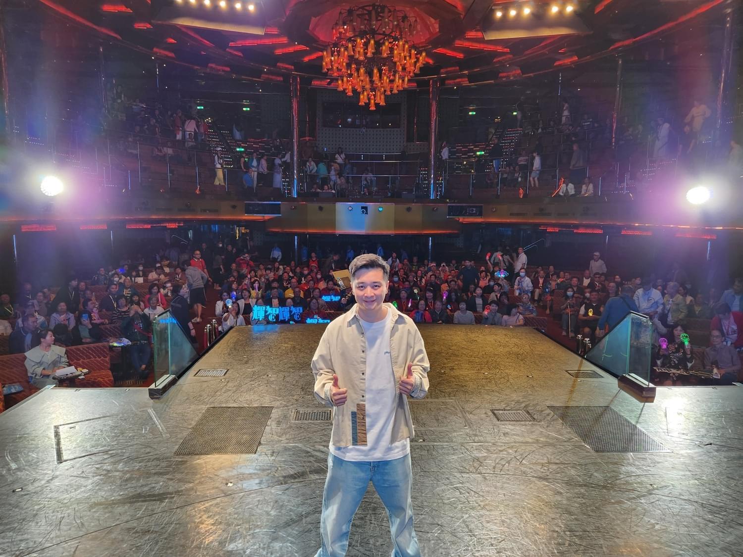 譚輝智接着於12月及明年2月亦分別到惠州及佛山演出。