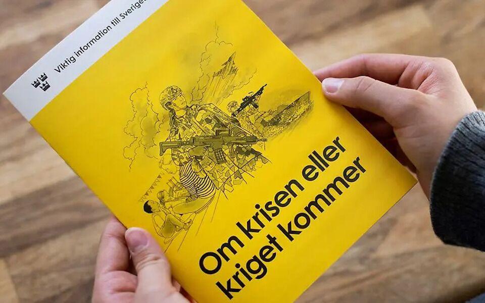 瑞典民防手冊今次是自二戰以來第五次更新發行,內容比舊版本增加一倍,多達32頁。(X)