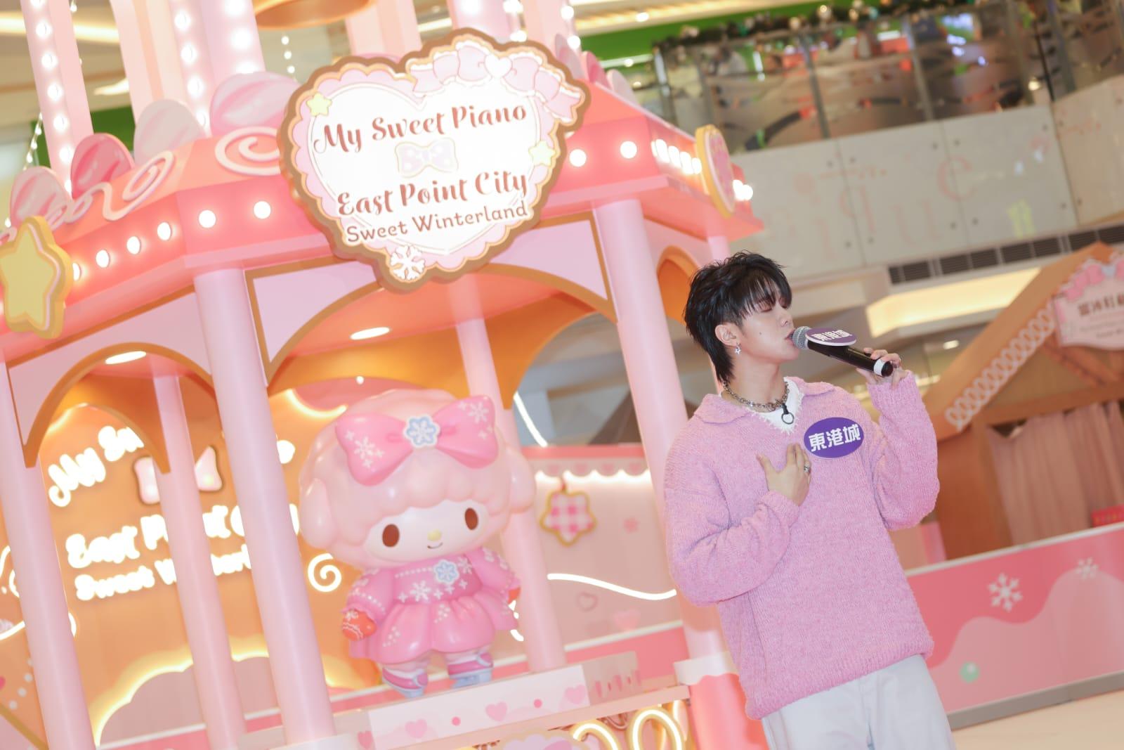 首度以歌手身份獻唱的希晉,大唱個人創作《Wish you fine》。