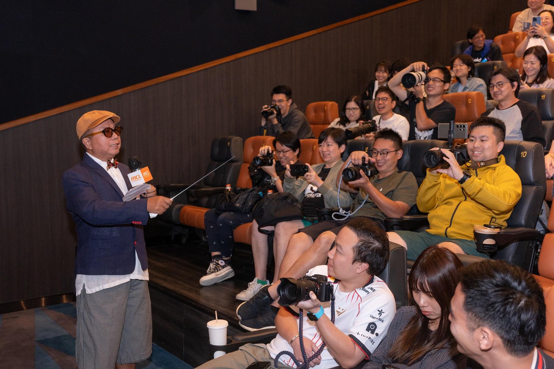 陳果向觀眾發問,對於電影的觀後感。