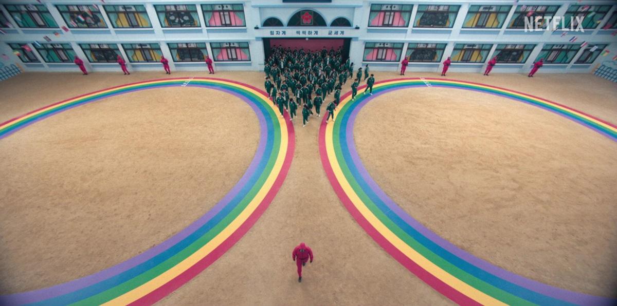 參賽者再回到這個圈圈埸地。