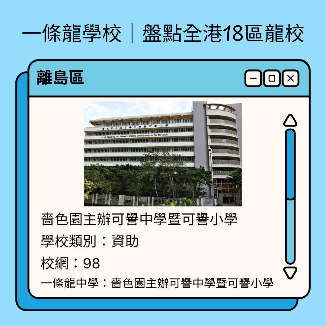 一條龍學校|盤點全港18區龍校