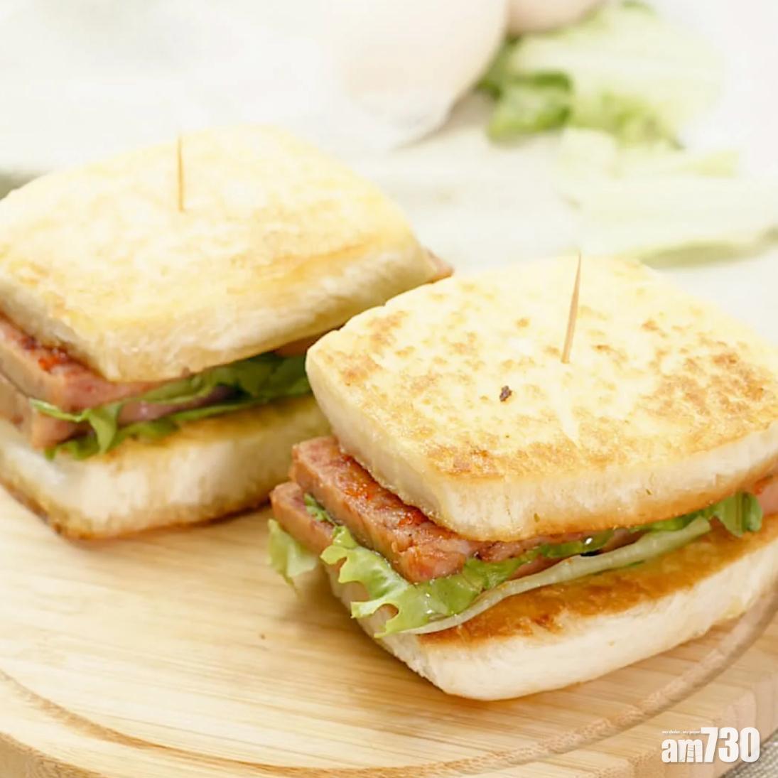 氣炸鍋食譜|炸饅頭片可以用來製成三文治。