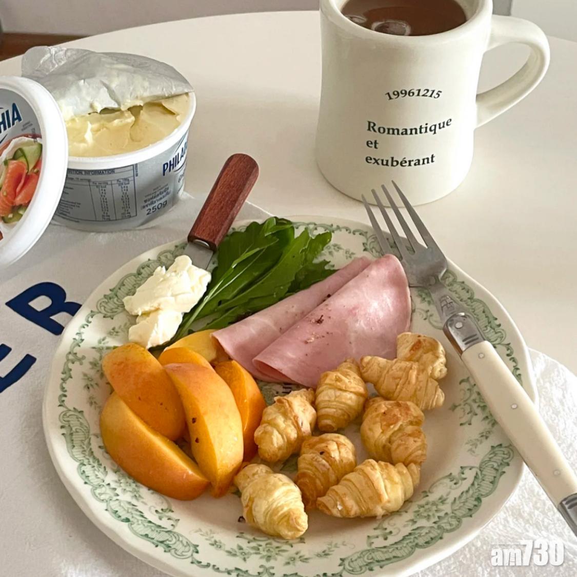 氣炸鍋食譜:一口牛角包適合作為下午茶小食。