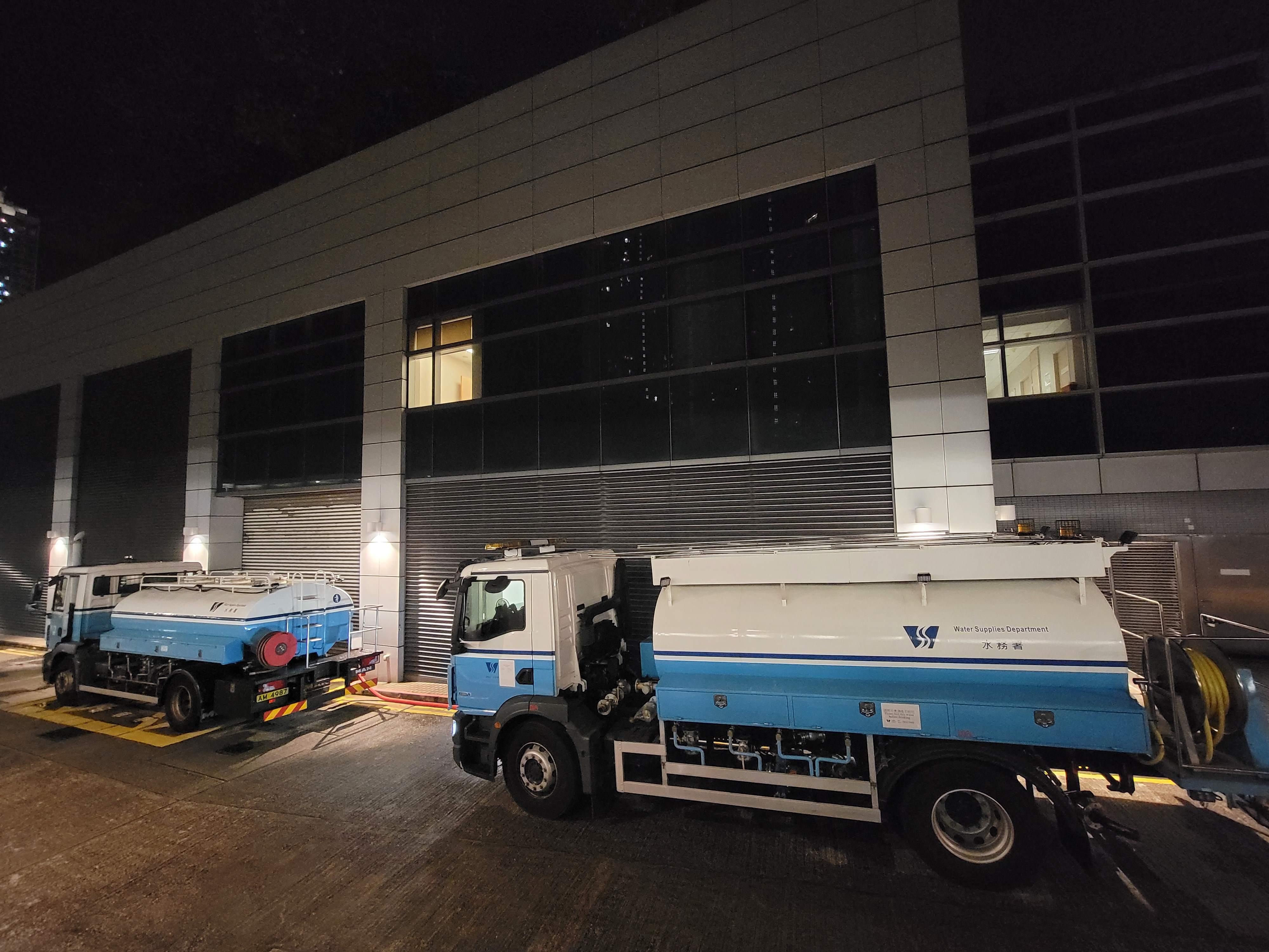 東涌大範圍停止供水事故