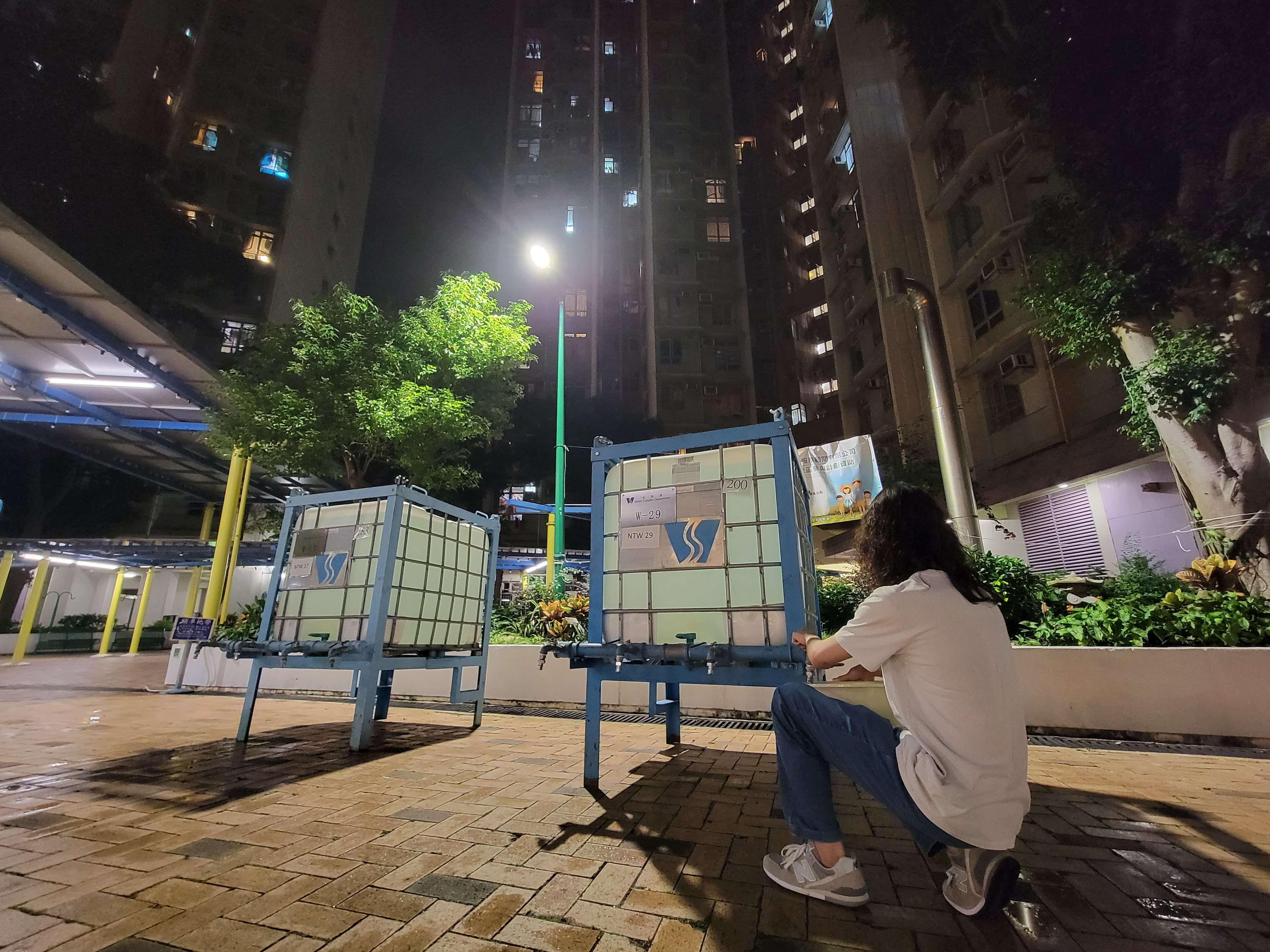 東涌大範圍停止供水事故