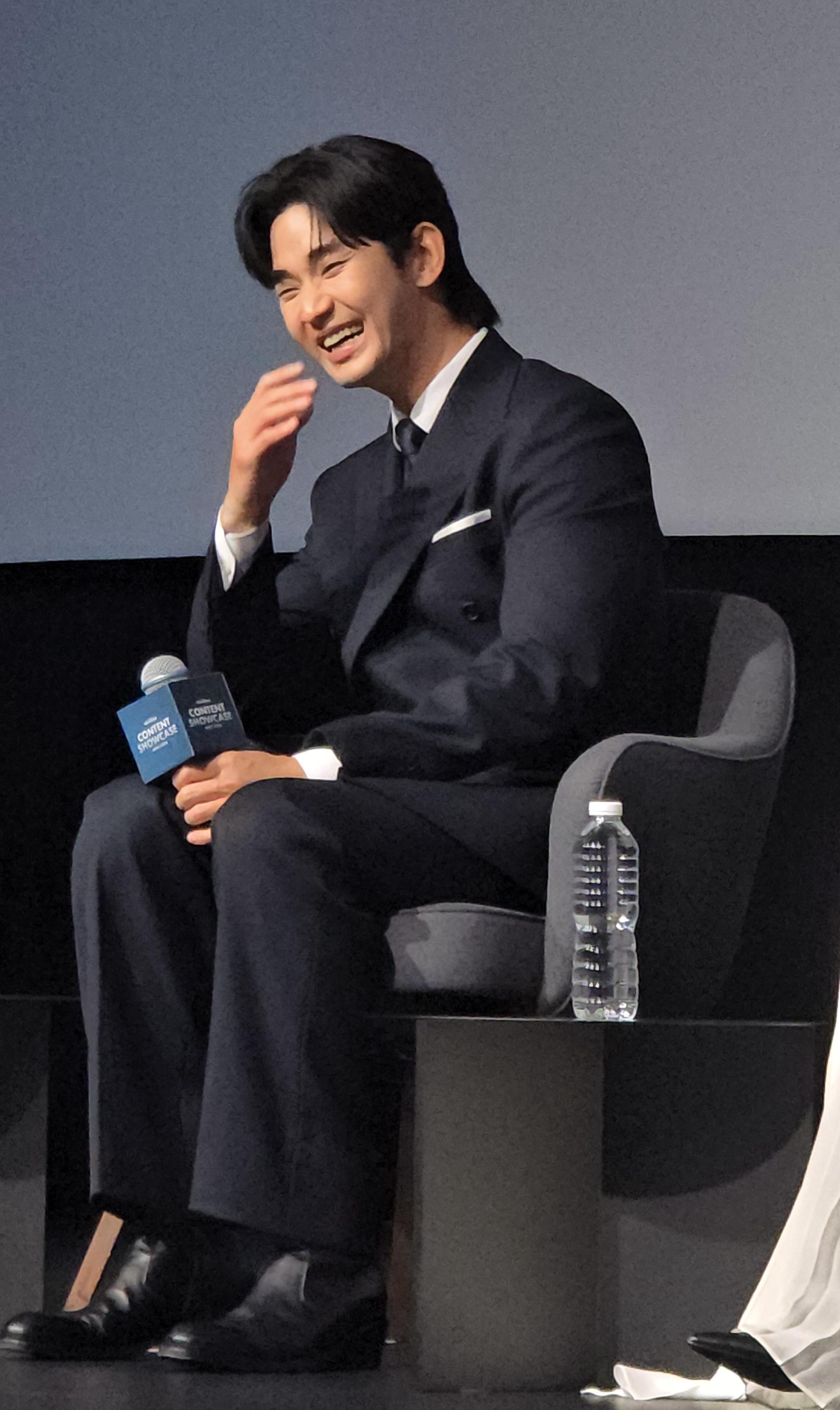 金秀賢金秀賢跟曹寶兒出席《山寨人生》記者會。出席《山寨人生》記者會。