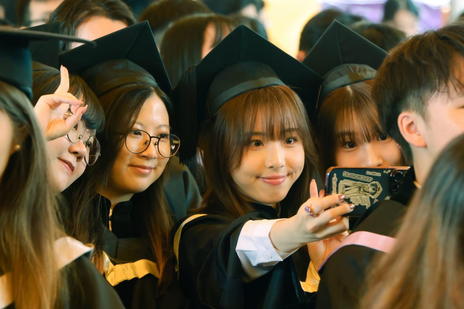 中大畢業禮今日舉行。(吳康琦攝)