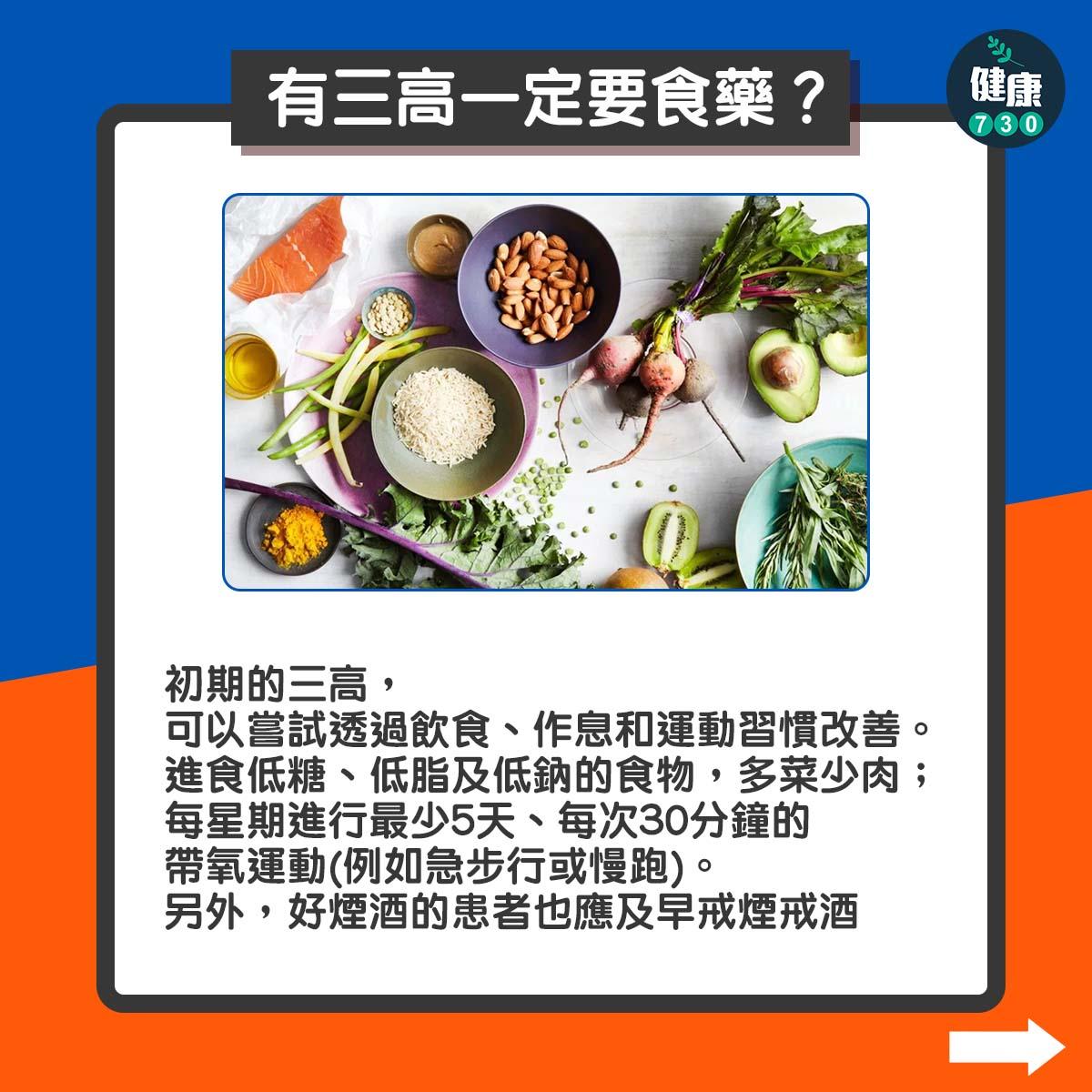 三高(高血壓、高血糖及高血脂)|三高一定要食藥?(am730製圖)