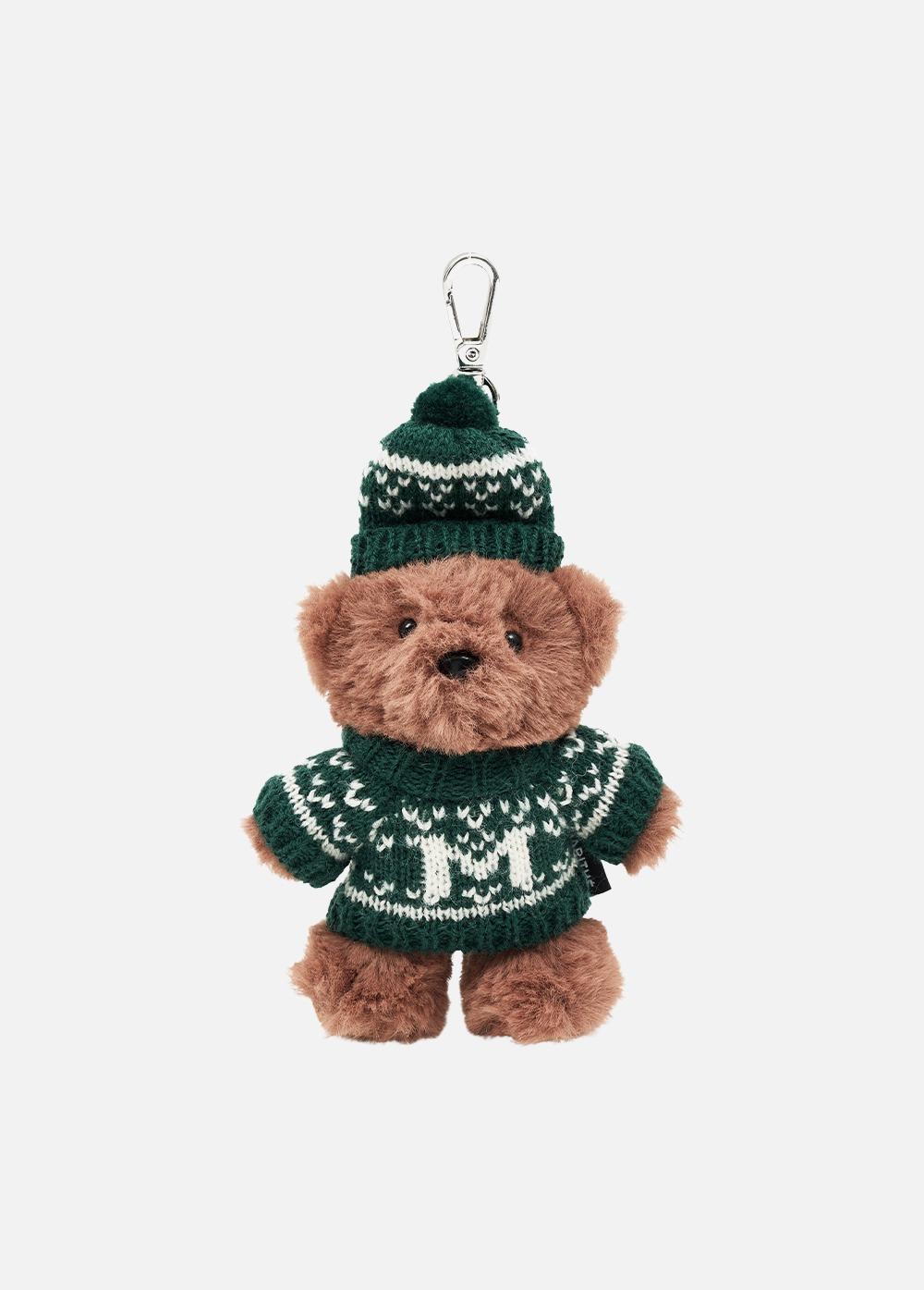 Marithe Francois Girbaud推出聖誕限定小熊掛飾。