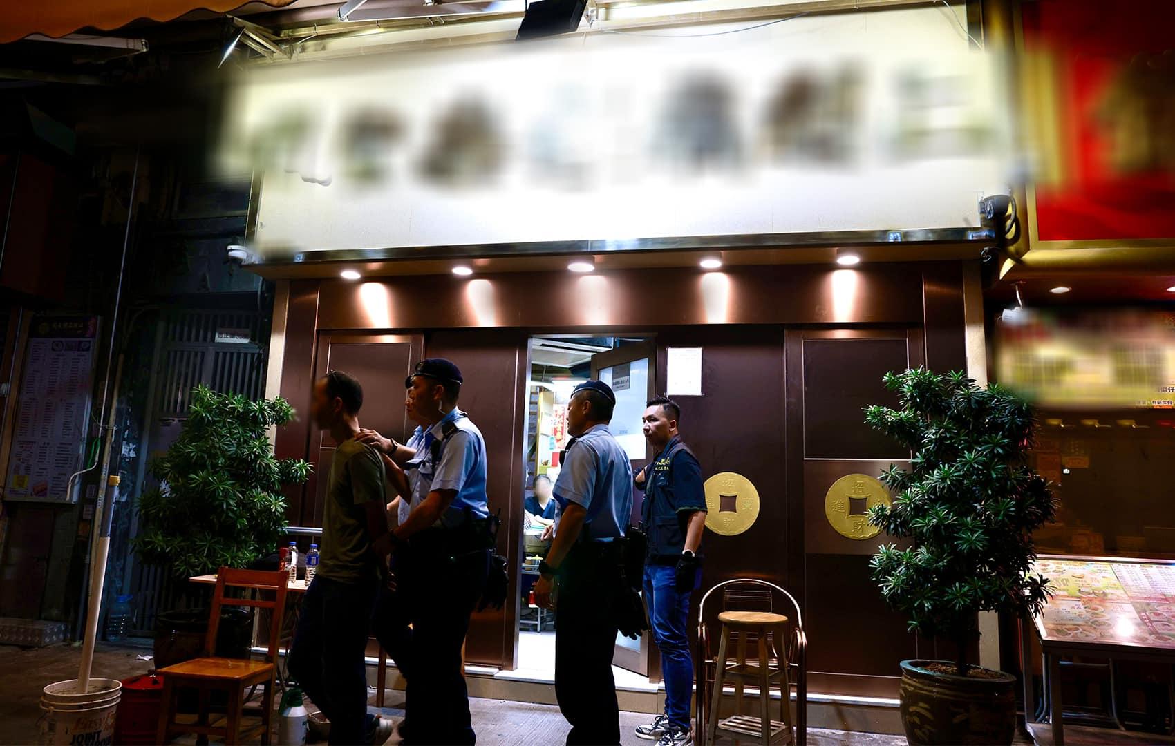 新界北總區刑事總部聯同新界北各區機動部隊及交通部展開一連四日「犁庭掃穴」反三合會行動,打擊三合會活動及氣燄(警方FB)