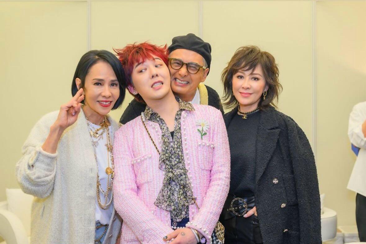 發哥與G-Dragon的表情非常好笑。