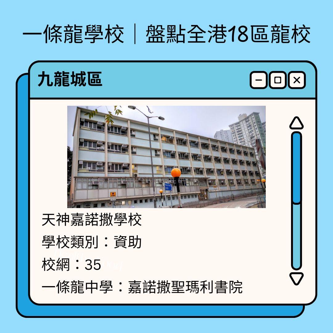 一條龍學校|盤點全港18區龍校
