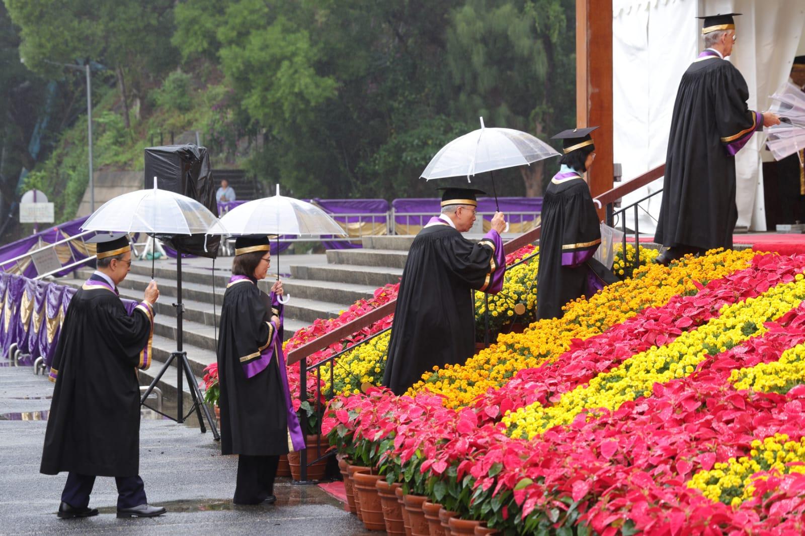 中大畢業禮今日舉行。(吳康琦攝)