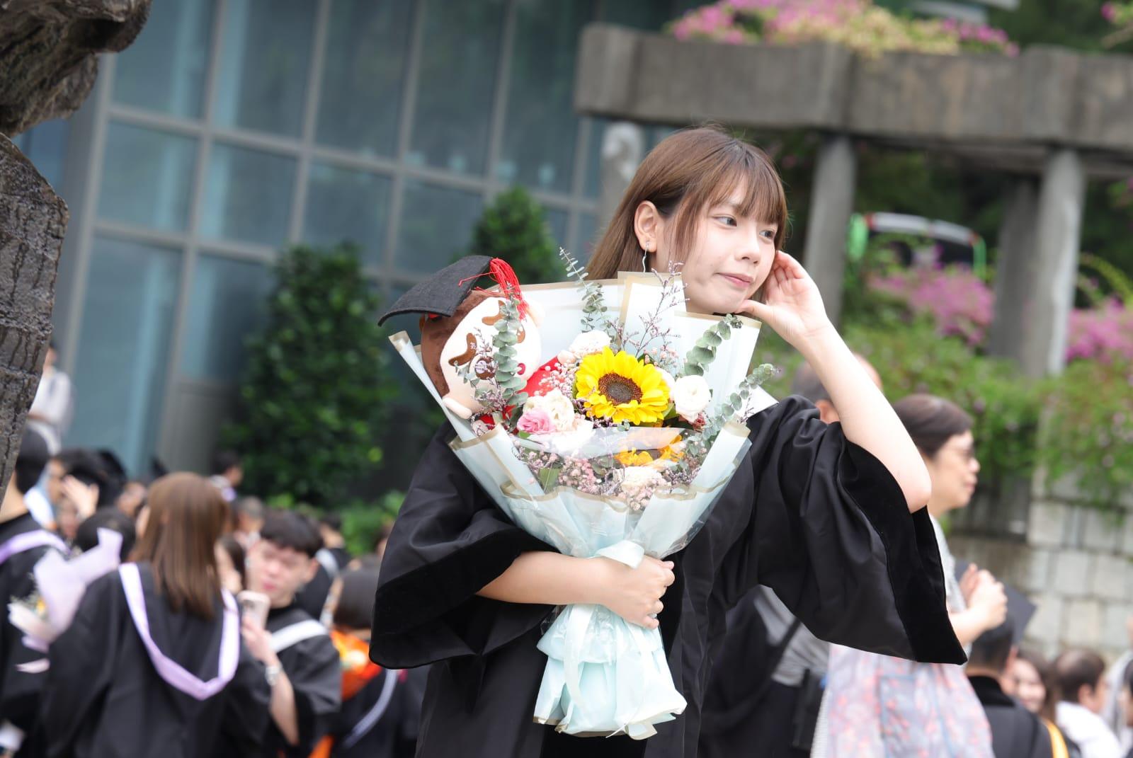 中大畢業禮今日舉行。(吳康琦攝)