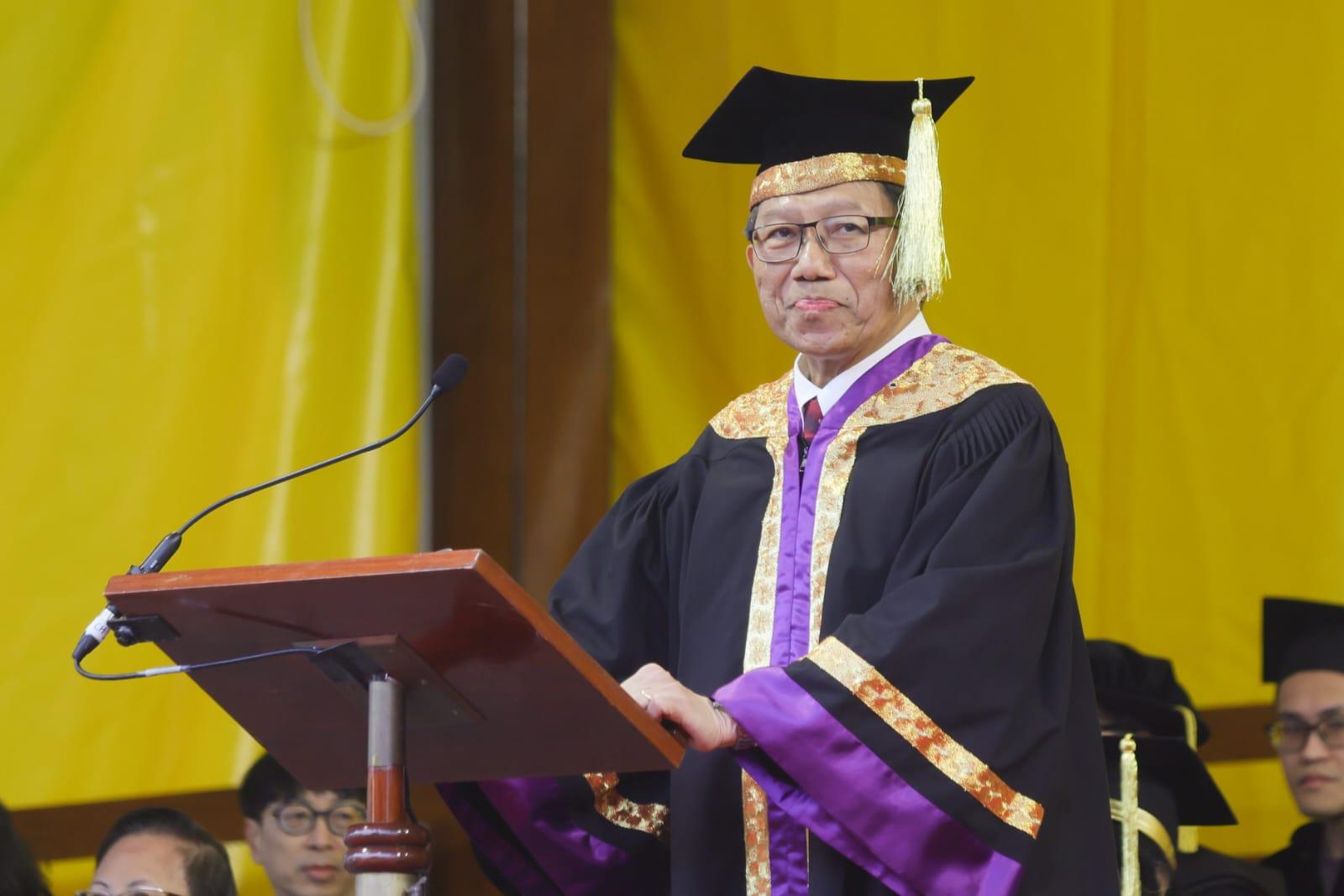 校長段崇智明年1月卸任。(吳康琦攝)