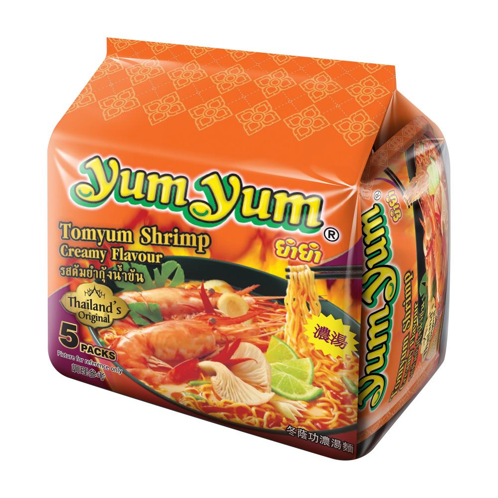 亞洲十大即食麵,4.泰國YumYum酸辣蝦味濃湯麵