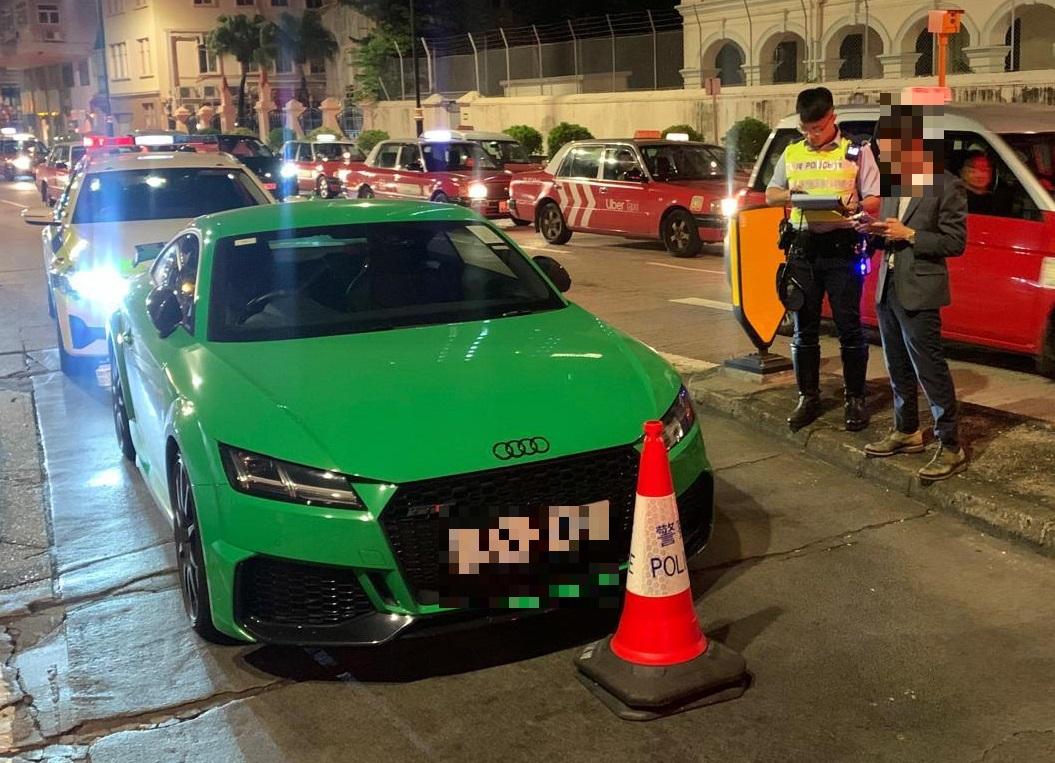 警方打擊酒駕及非法賽車 11人被捕