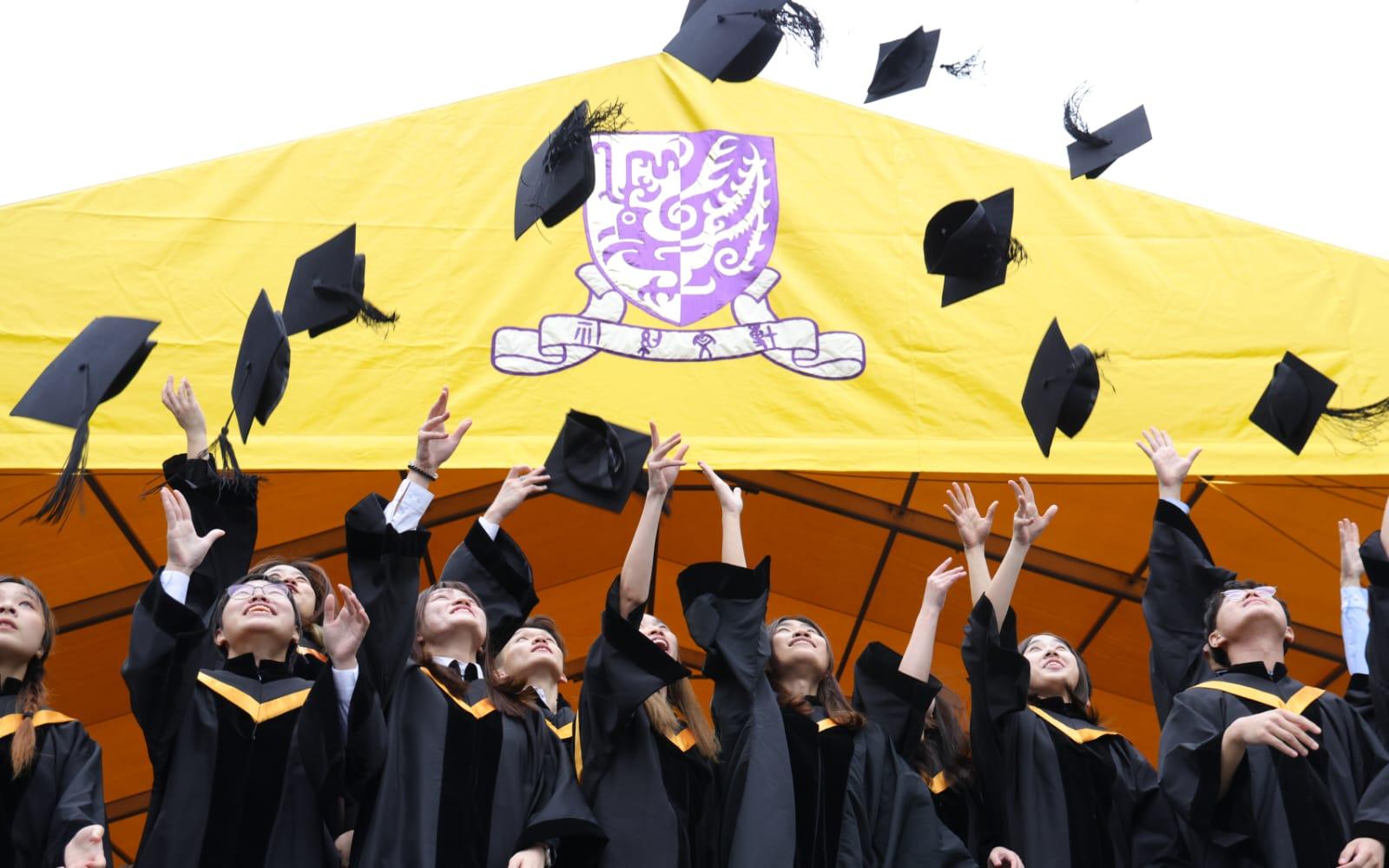 中大畢業禮今日舉行。(吳康琦攝)