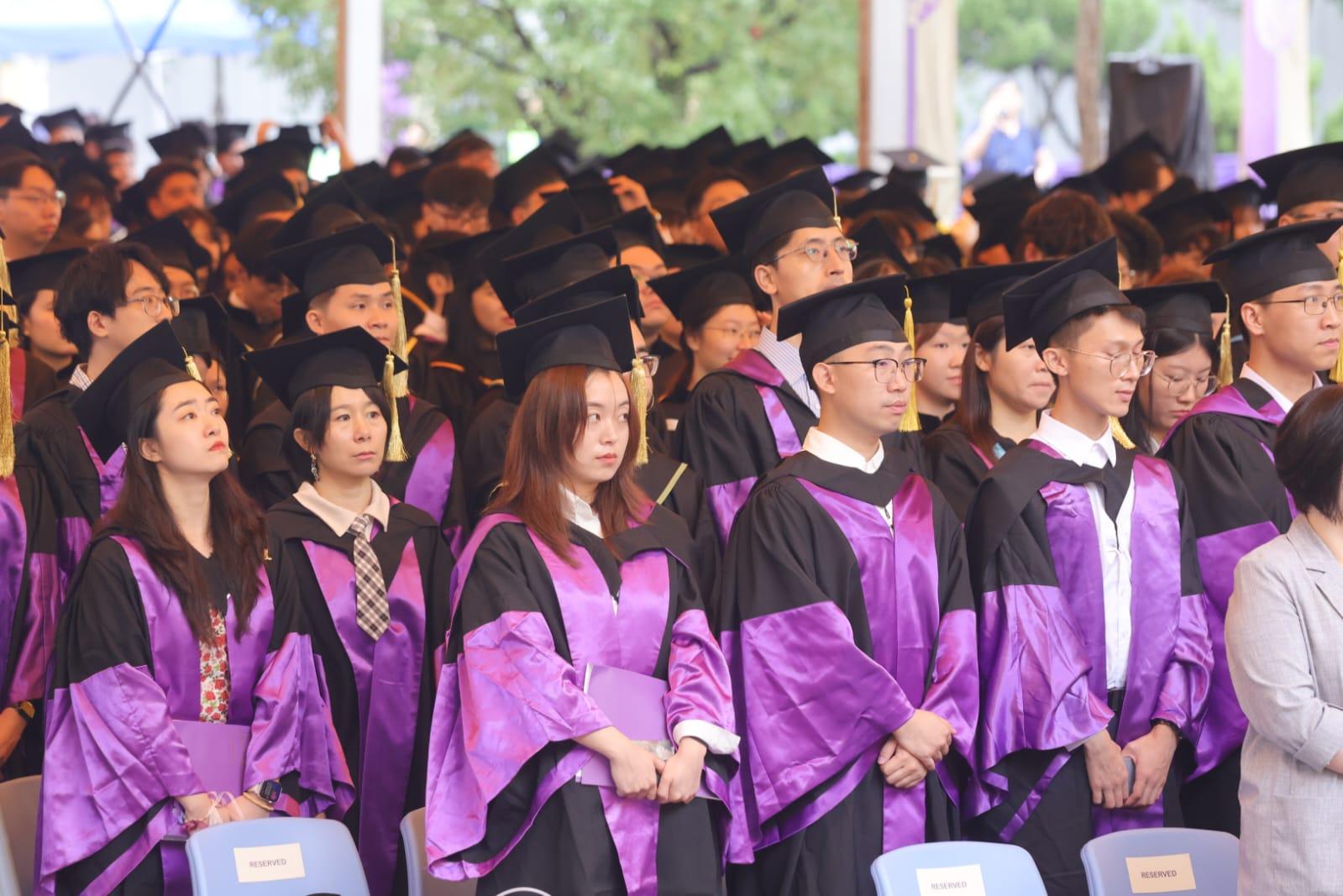 中大畢業禮今日舉行。(吳康琦攝)