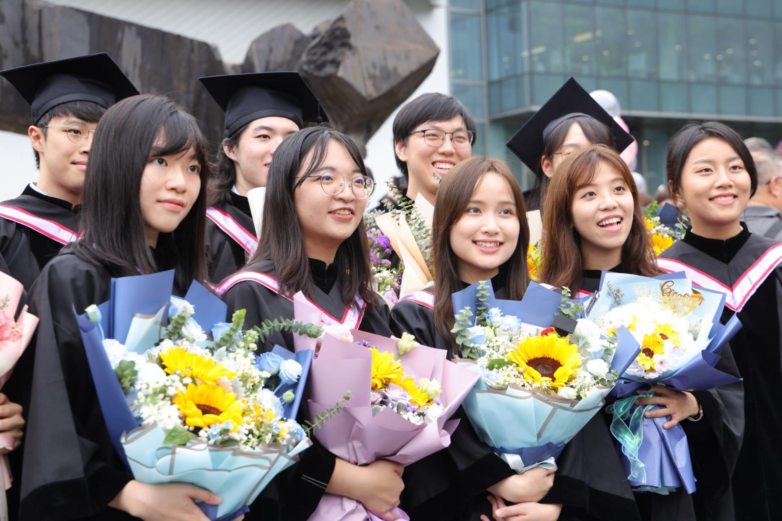 中大畢業禮今日舉行。(吳康琦攝)