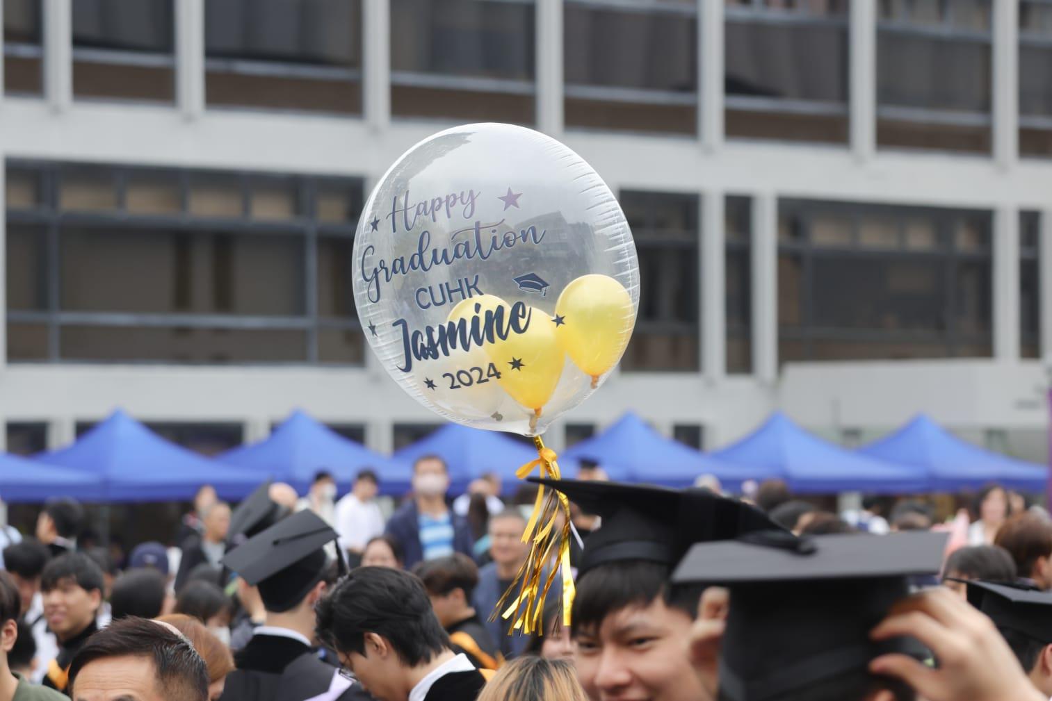 中大畢業禮今日舉行。(吳康琦攝)