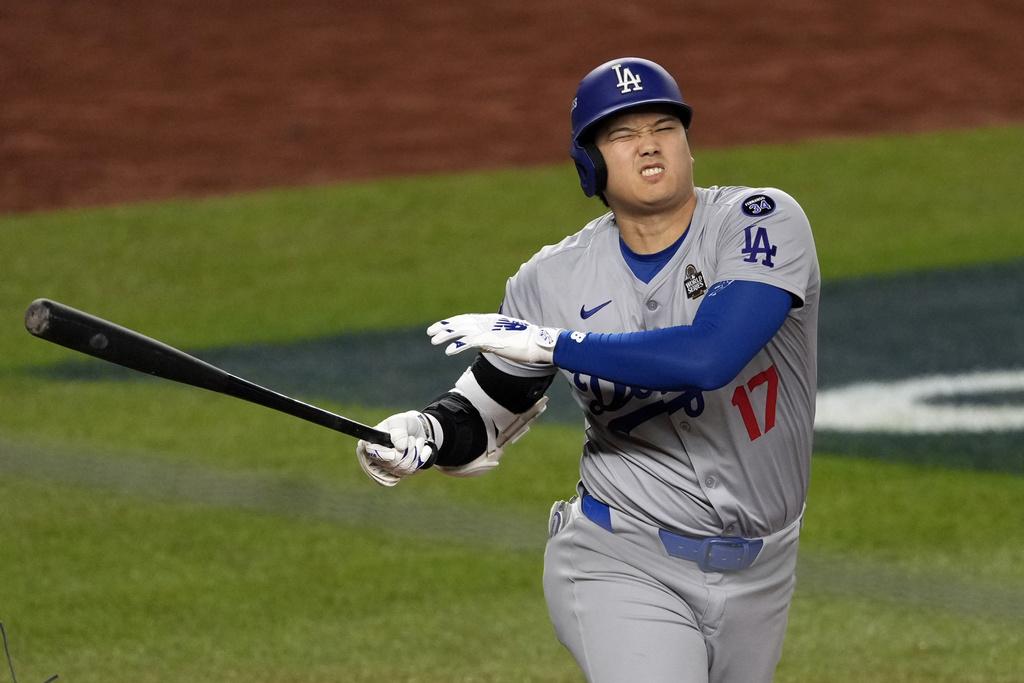 大谷翔平加盟洛杉磯道奇即贏得世界大賽冠軍。(美聯社)