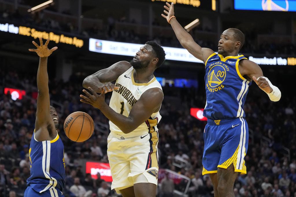 威廉臣(Zion Williamson)今季上陣6場,場均22.7分。(資料圖片)