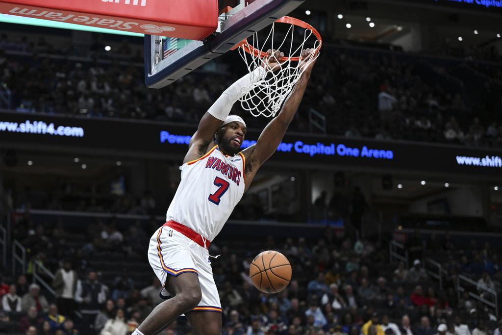 希特(Buddy Hield)對巫師攻入20分,14射7中。(美聯社)