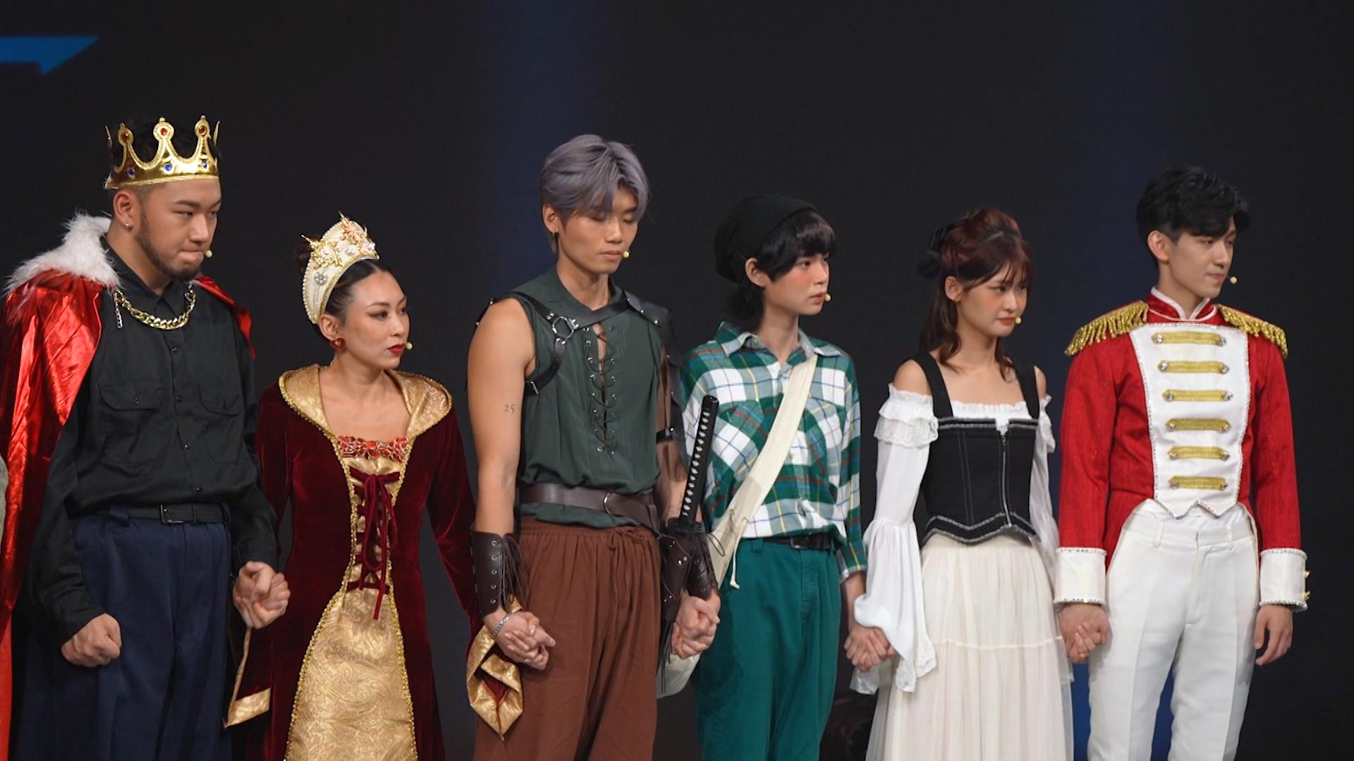 B組參賽者(左起)孫梓維、甄玉如、陳家鍩、陳竣稀、陳思諾以及王耀宏