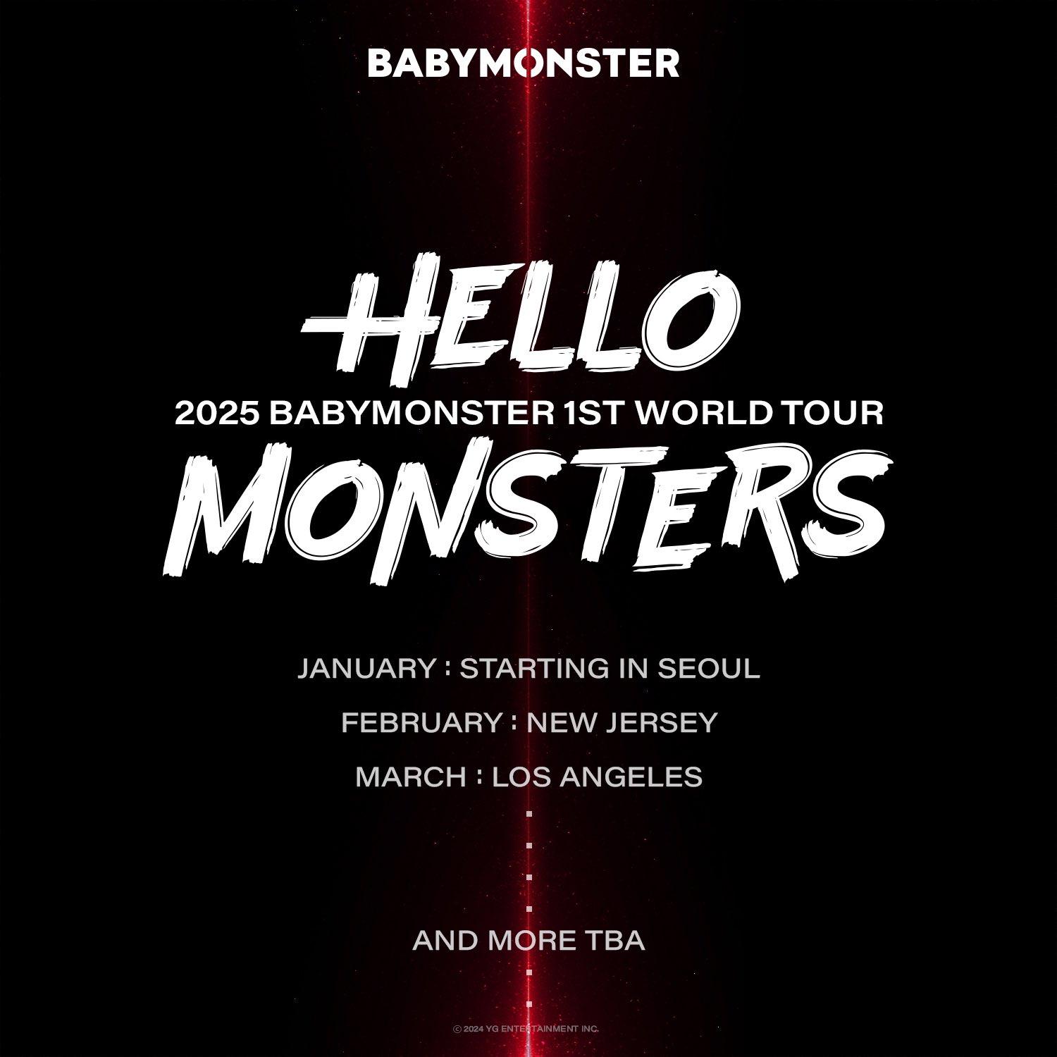 《HELLO MONSTERS》世巡海報。