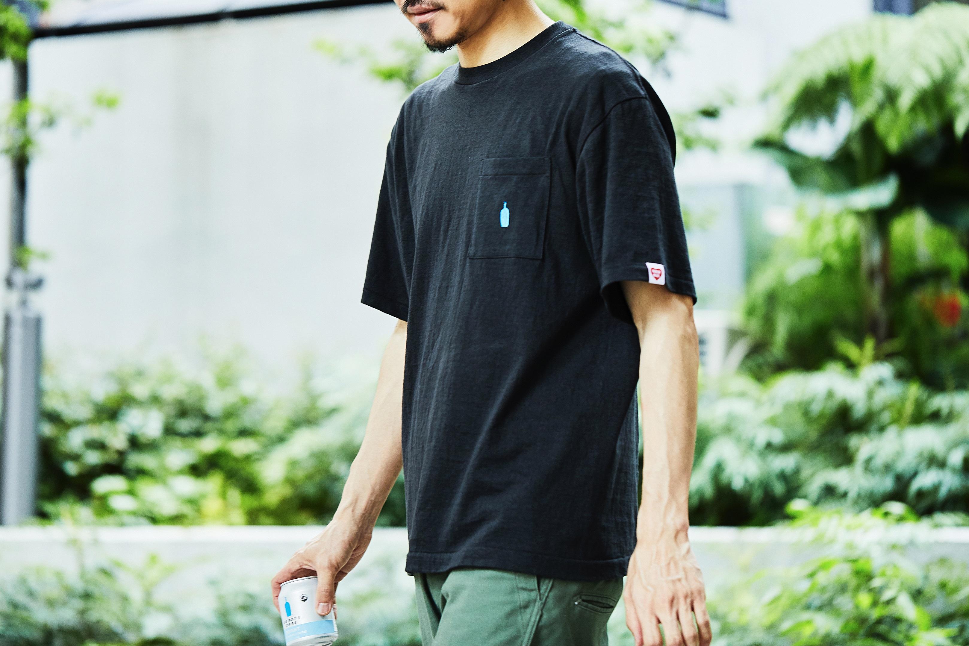 Blue Bottle Coffee x Human Made Tee (黑 / 白色) $780 發售日期:12月5日(中環店、IFC店及灣仔店發售)