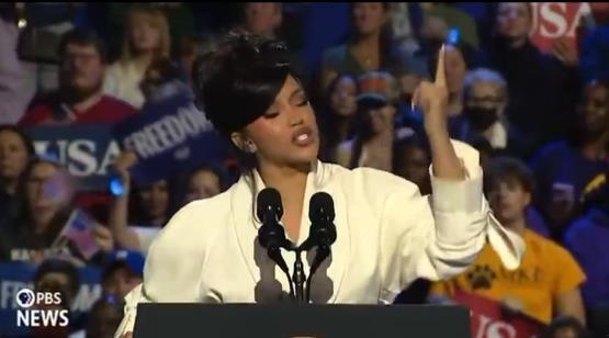 馬斯克上載Cardi B截圖,笑佢正傀儡,演講要睇提詞機。