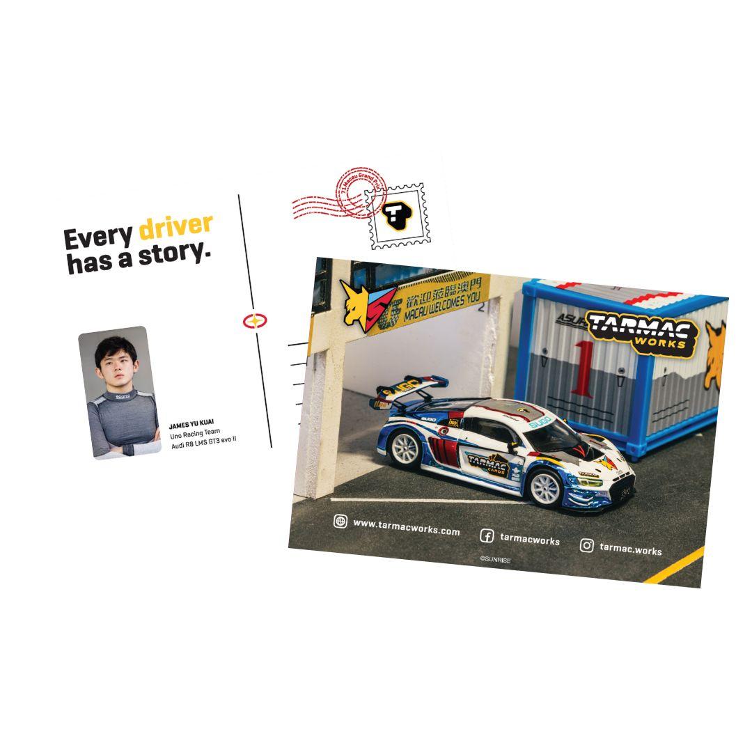 購物禮品 – 《高智能方程式》模型車主題明信片 凡於余快簽名時段購買《高智能方程式》模型車,即可獲贈《高智能方程式》模型車主題明信片一張。(簽名時段有待公佈)