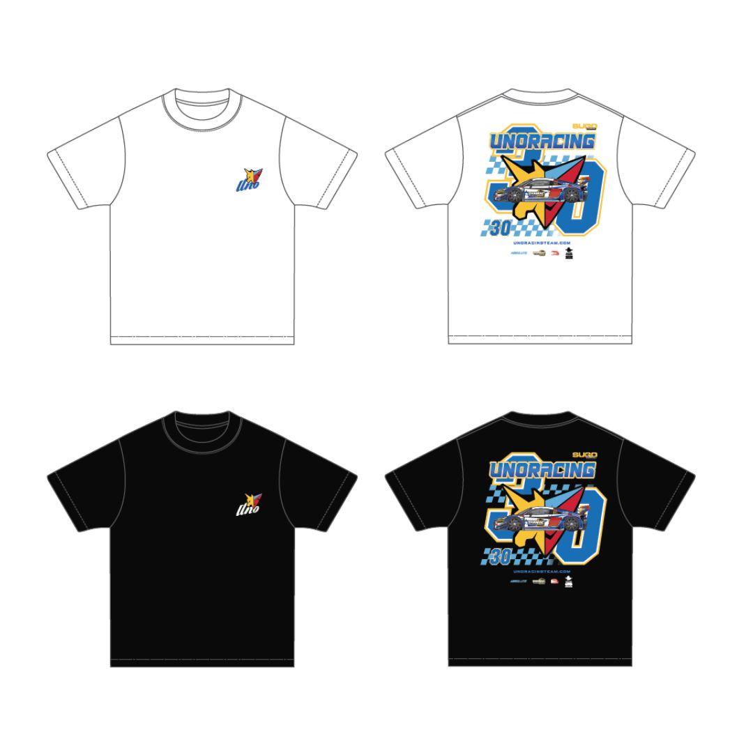 UNO Racing Team 推出的《高智能方程式》主題T恤(黑色及白色) $310