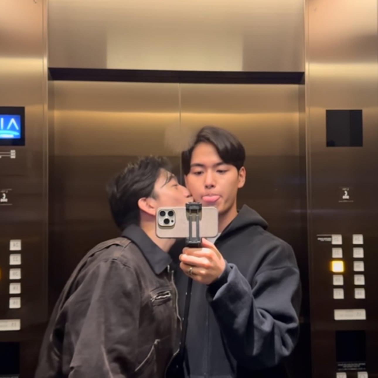 節目播出後,DAISHUN變成連體嬰。