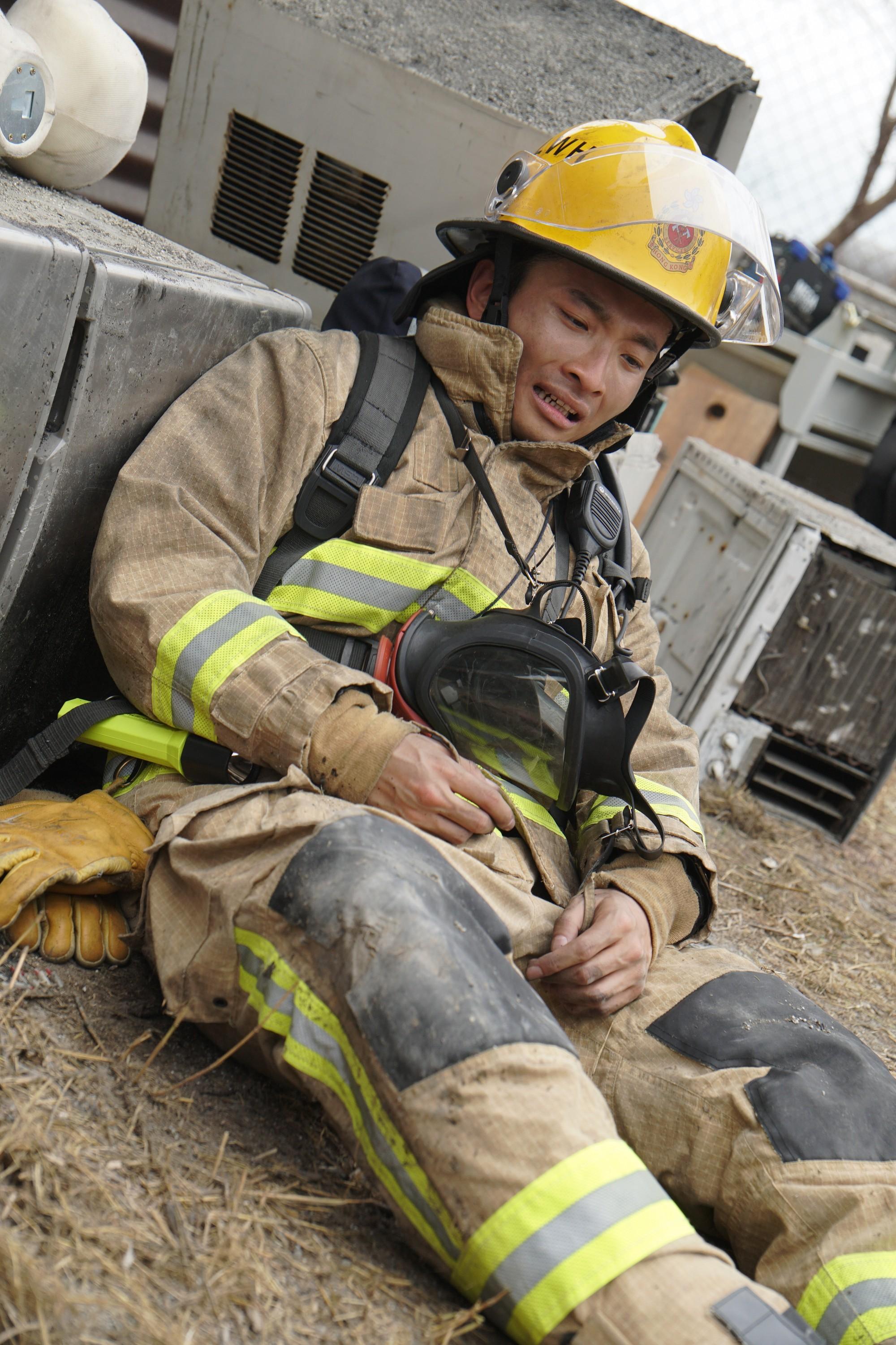 何啟華拍《焚城》深深體會消防員的專業精神。