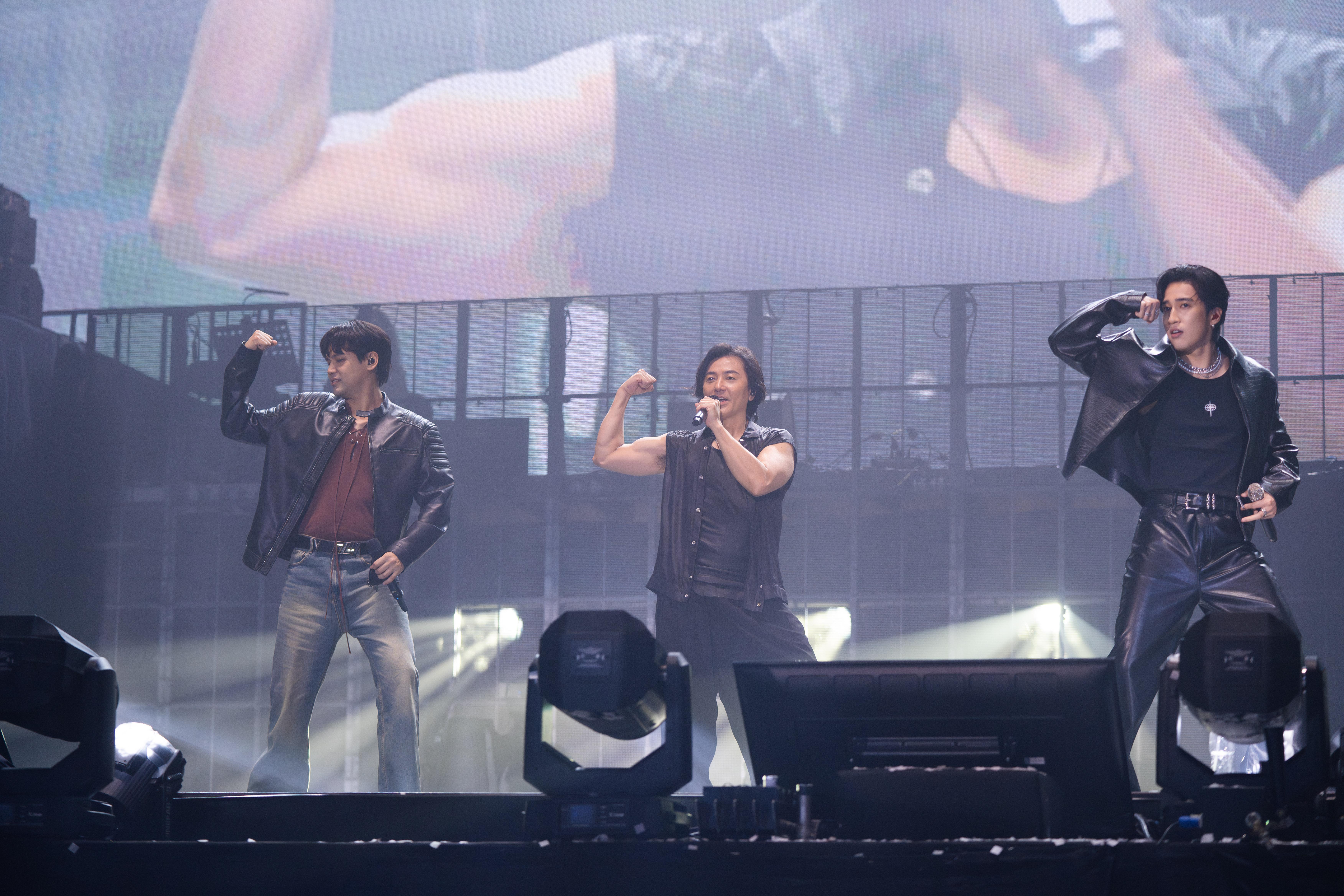 伊健組成「古惑版五堅情」限定演出。