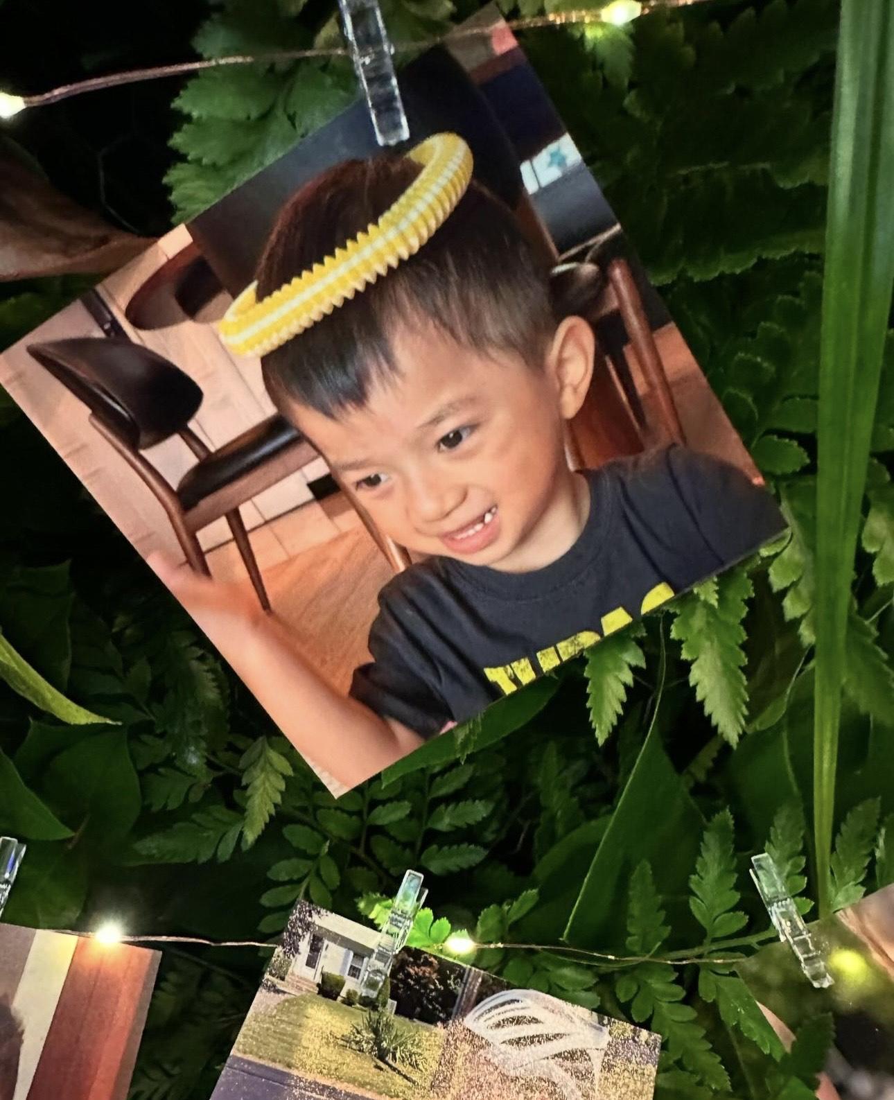 鄭俊弘宣布兒子將接受治療。