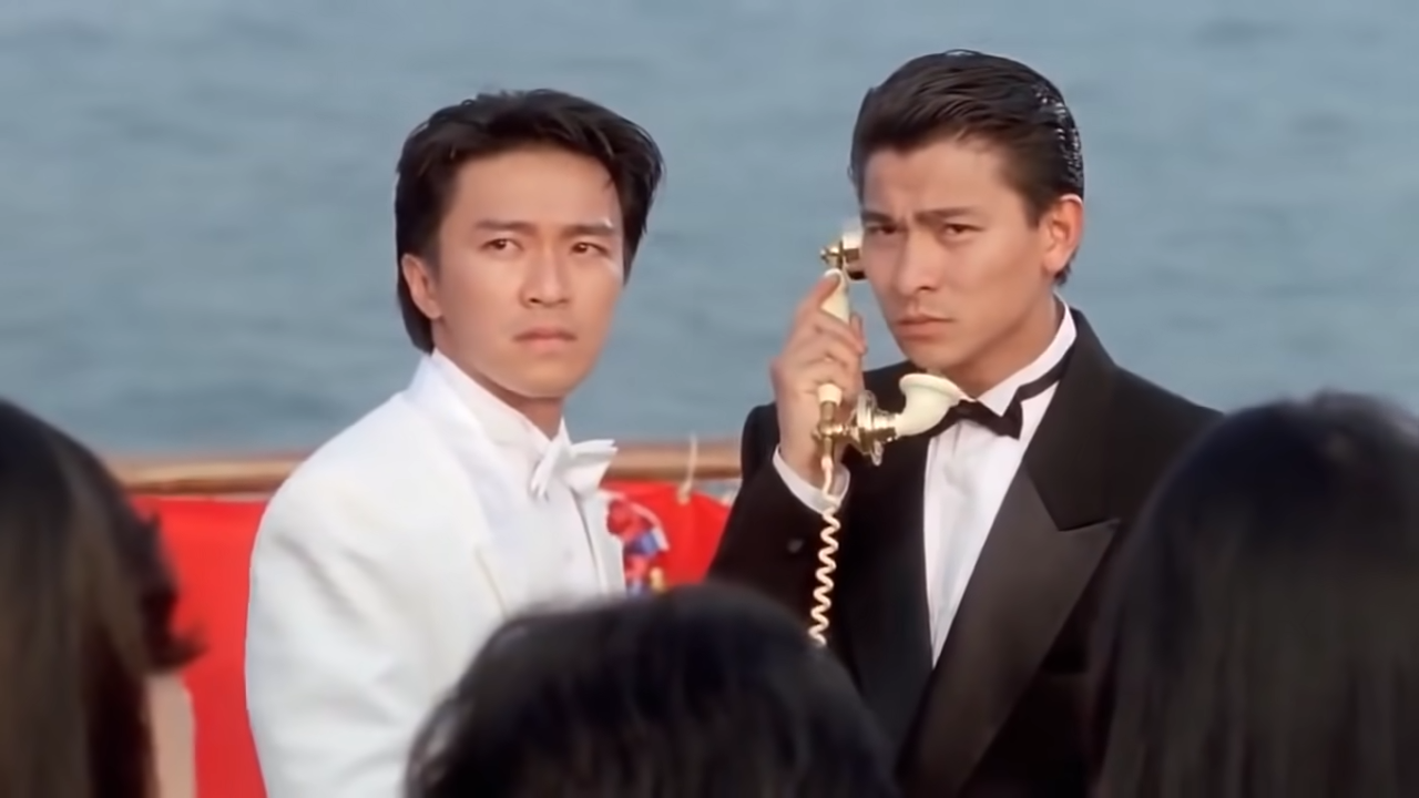 《賭俠》由劉德華及周星馳擔正,曾於東方公主號取景。(網上截圖)