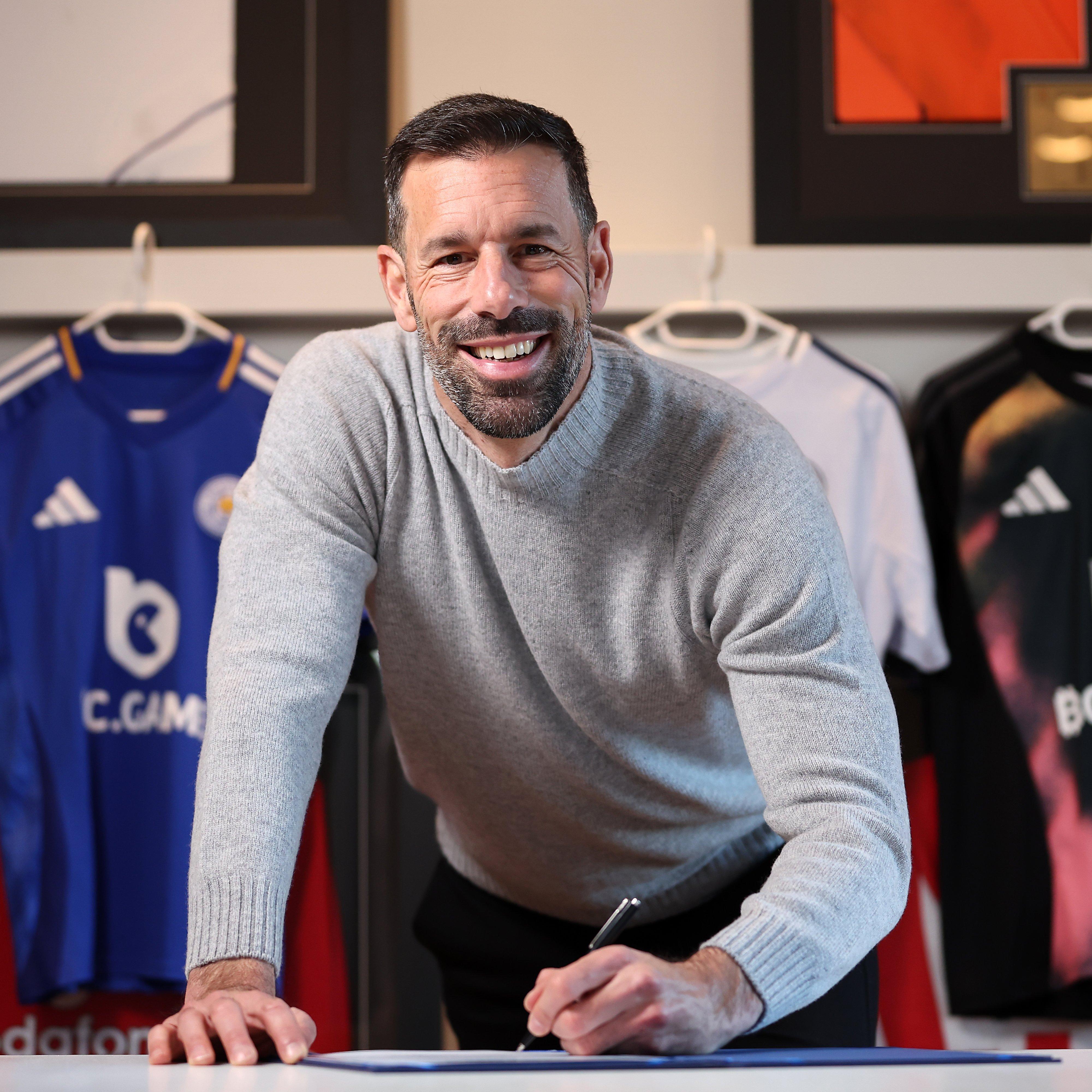 英超李斯特城宣布,任命雲尼斯達萊(Ruud van Nistelrooy)擔任領隊 (李斯特城圖片)