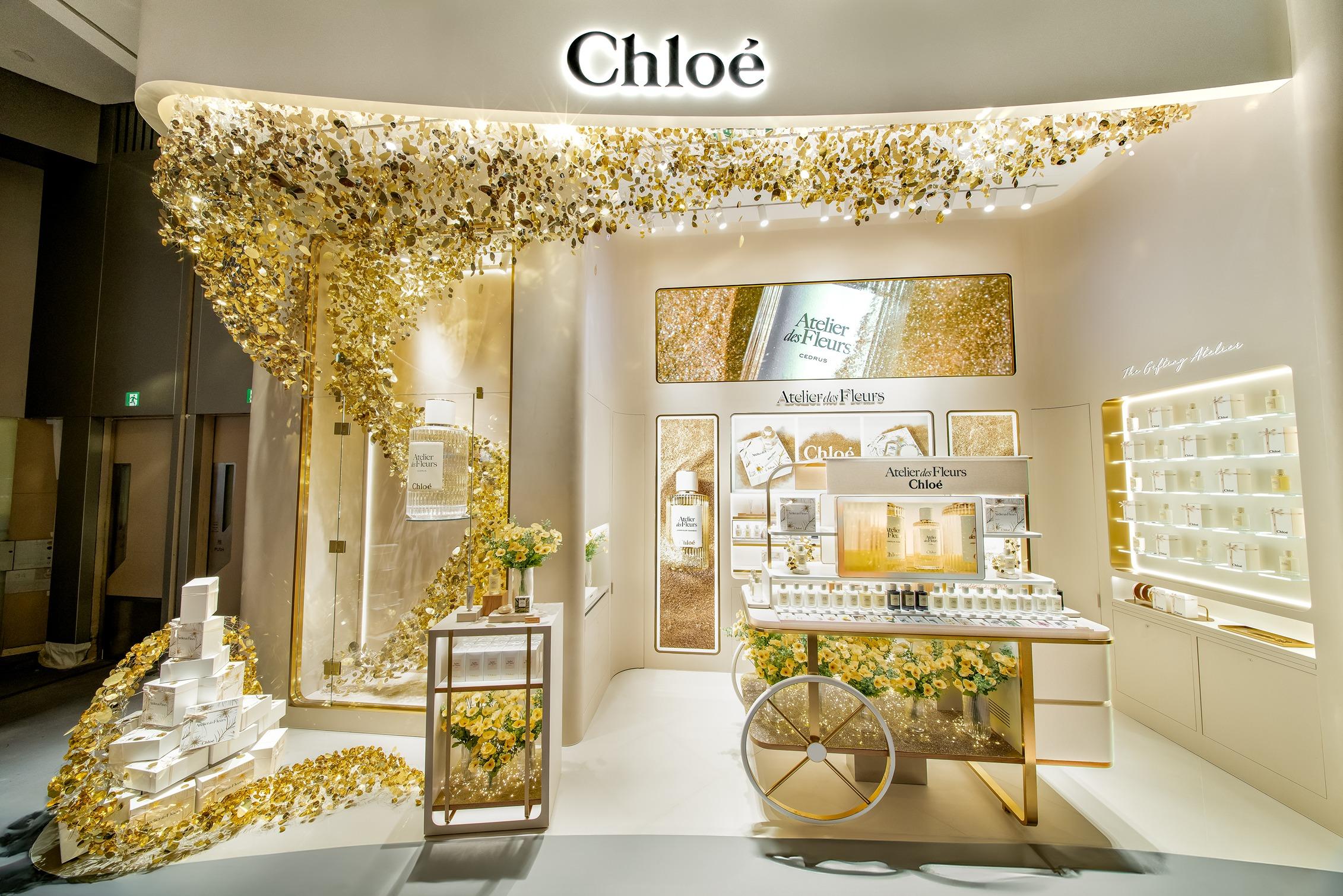 Chloé Atelier des Fleurs首間香氛專門店進駐希慎廣場,佔地兩層。