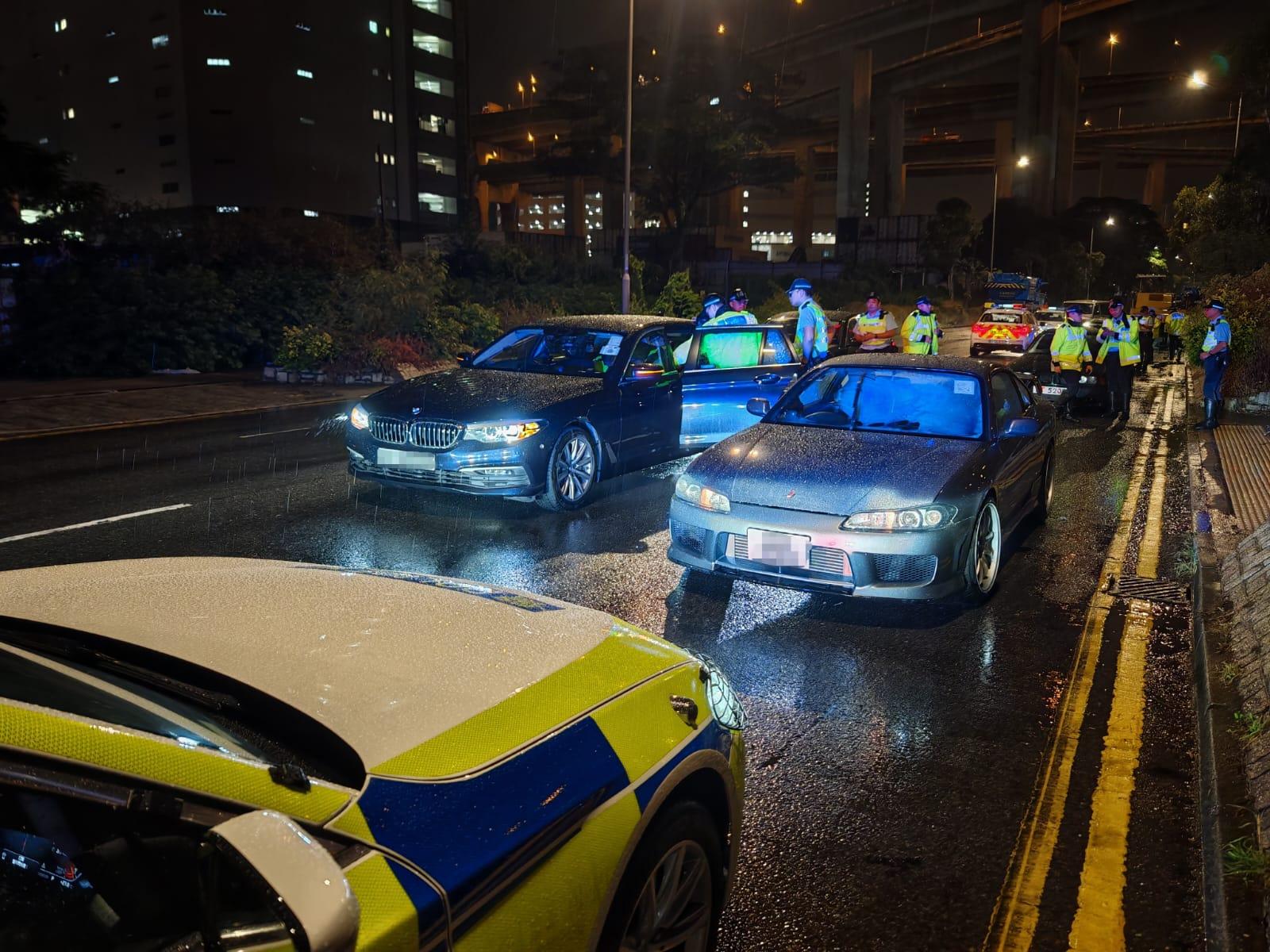 警方打擊酒後及毒後駕駛。